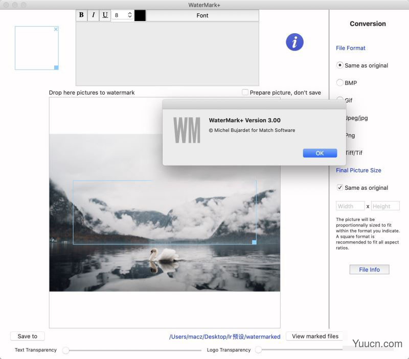 WaterMark+(水印添加修改工具) for Mac v3.00 直装破解版