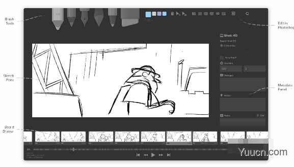 Storyboarder(电影分镜头制作工具) for Mac V2.1.0 苹果电脑版