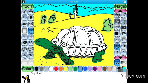 Tux Paint(儿童绘画学习软件) for Mac V0.9.24 苹果电脑版