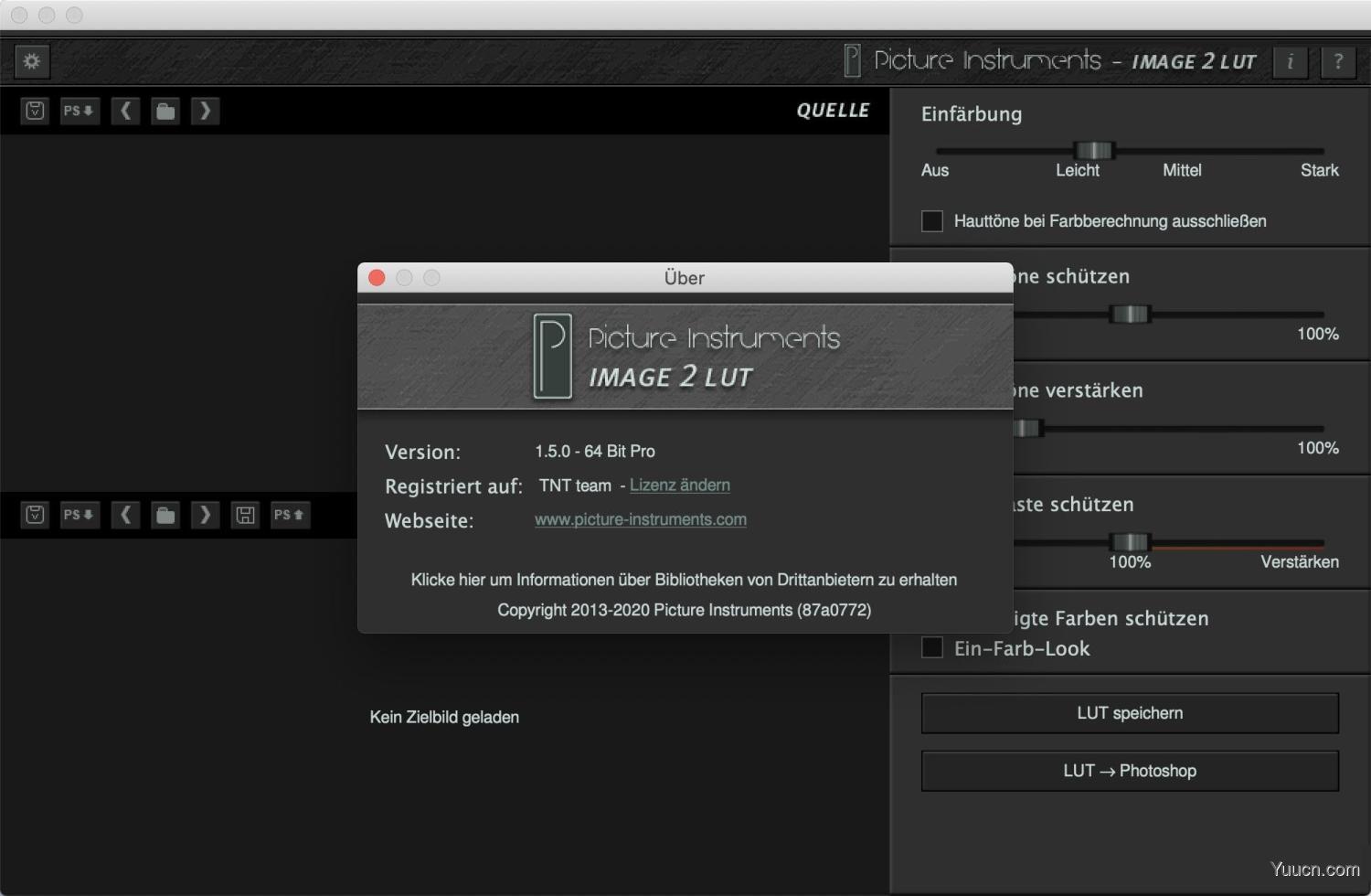 图像调色 Picture Instruments Image 2 LUT Pro Mac v1.5 一键免费安装版