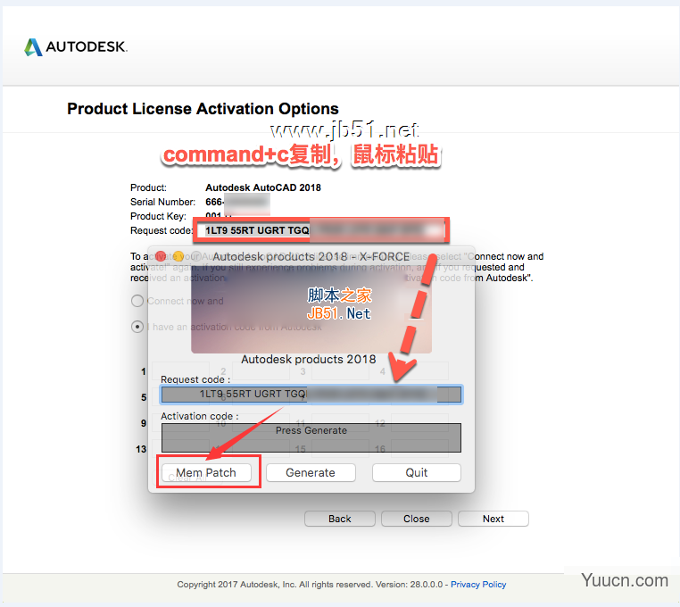 Autodesk 2020全系列通用注册机 X-Force Mac免费版(附全系列软件密钥)