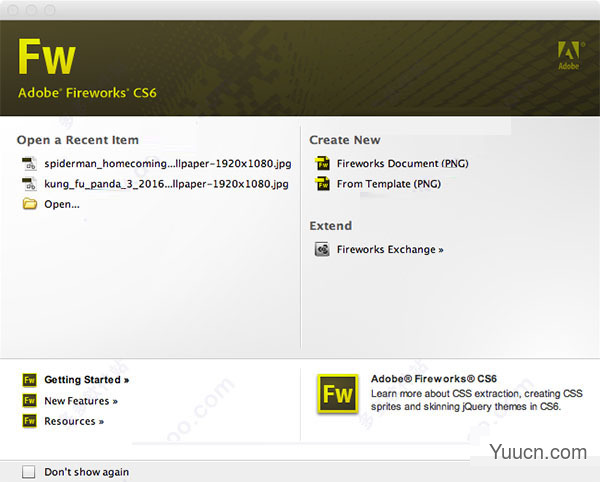 Adobe Fireworks CS6 v2.1.1 苹果电脑版