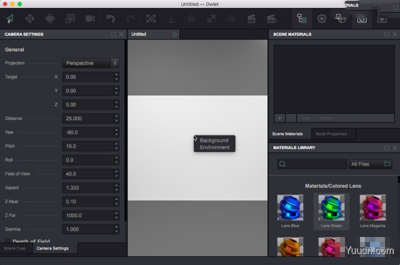 Owlet for Mac(3D设计渲染工具)特别版 v1.5.1苹果电脑版(附破解补丁)