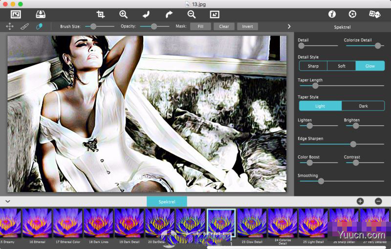 ixiPix Spektrel Art for Mac(图片锐化工具)特别版 v1.1.0 苹果电脑版(附注册码+破解步骤)