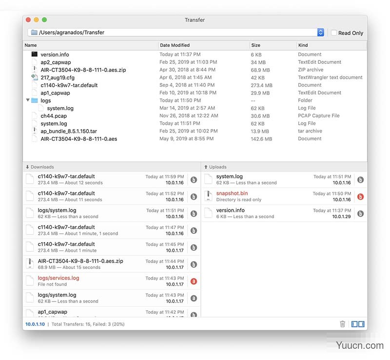 Transfer for Mac(TFTP服务器软件) V2.0.1 苹果电脑版