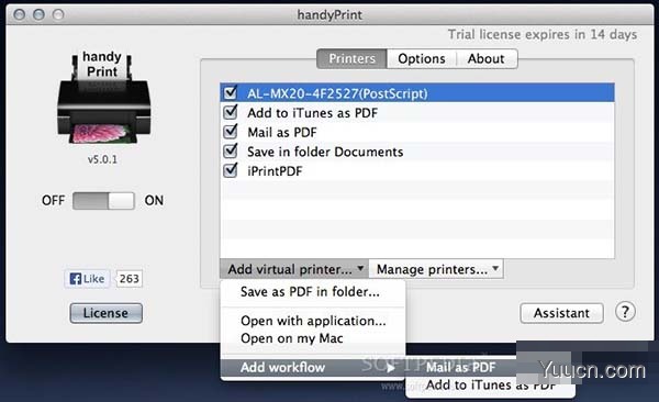 handyPrint for Mac(打印机共享软件) V5.3.0 苹果电脑版