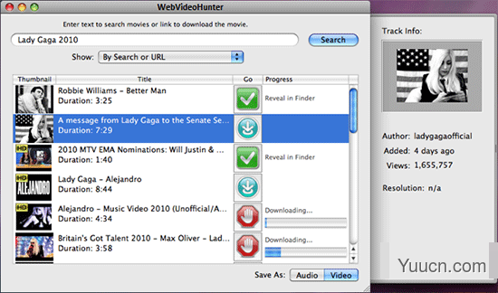 WebVideoHunter for Mac V5.6.8 苹果电脑版