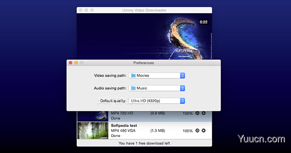 Ummy Video Downloader for Mac V1.33 苹果电脑版