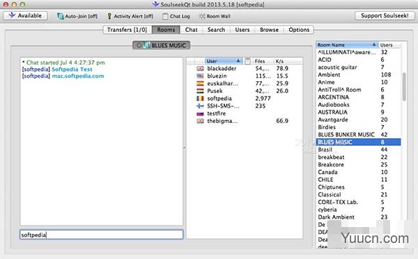 SoulseekQt for Mac V2016.1.24 苹果电脑版