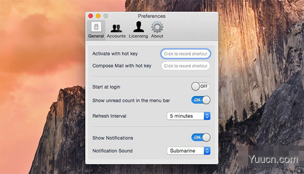 Alerts for Gmail for Mac V1.5 苹果电脑版