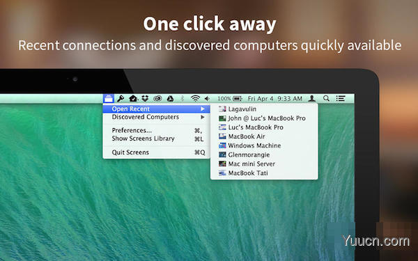Screens for mac(VNC客户终端) V4.8.8 苹果电脑版