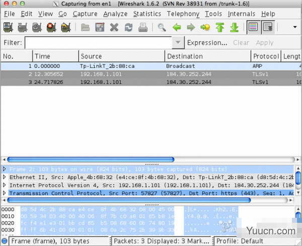 Wireshark for Mac v2.2.8 32位 苹果电脑版