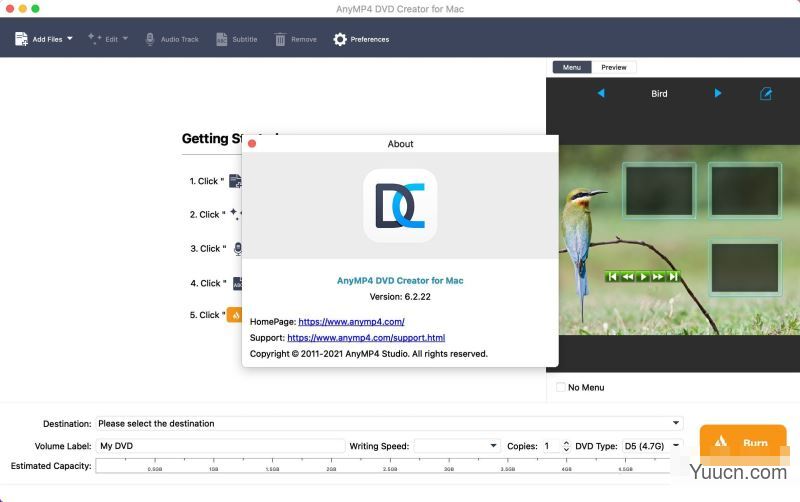 AnyMP4 DVD Creator(苹果电脑版DVD刻录机) Mac v6.2.22 直装破解版