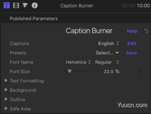FCPX/AE/PR视频字幕刻录插件 Caption Burner 1.0 Mac 苹果版