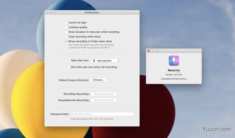 音频无损录制工具Recordia for Mac v1.5.0 破解版