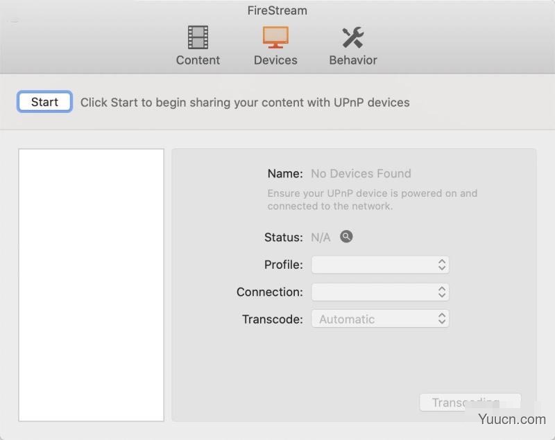 最先进UPnP/DLNA媒体服务器FireStream for Mac v2.0 直装破解版