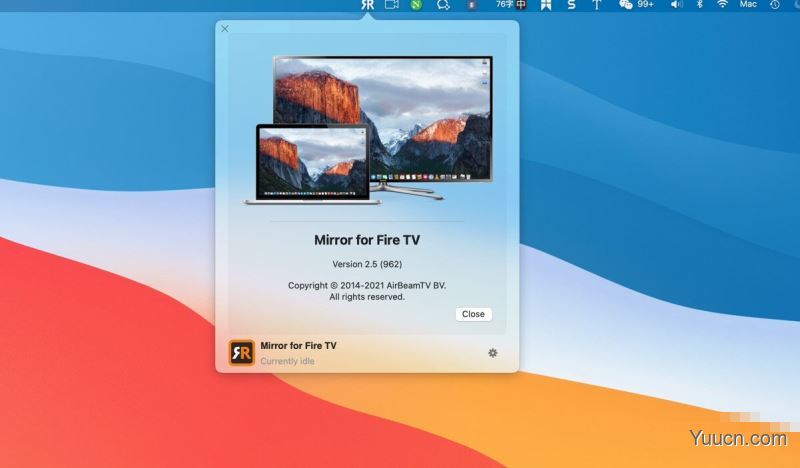 Mirror for Fire TV(亚马逊FireTV影像投屏软件) Mac v2.5 一键安装破解版