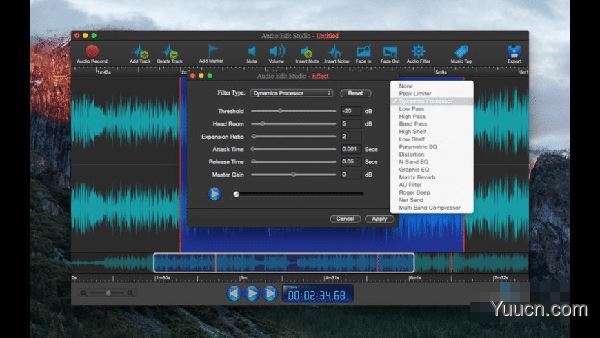 Audio Edit Studio(音频剪辑软件)for Mac V3.1.3 苹果电脑版