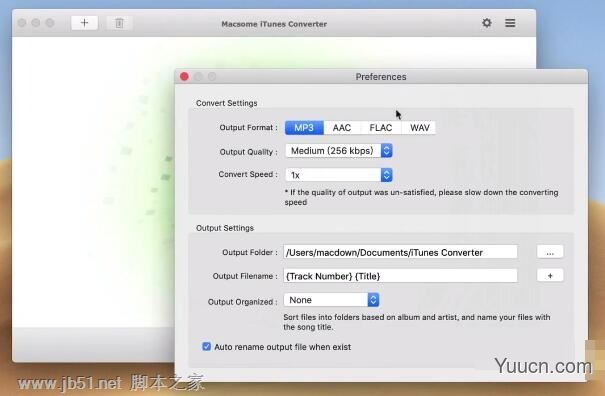 itunes转换mp3格式 Macsome iTunes Converter Mac v3.0.1 中文直装破解版