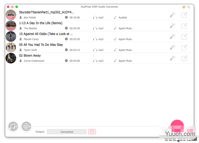 AudFree DRM Audio Converter(itunes音乐转换工具)V1.0 苹果电脑版