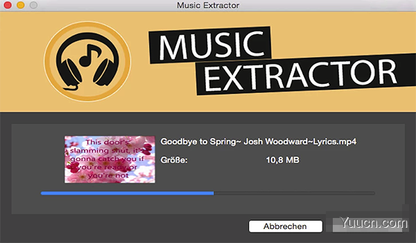 MusicExtractor for Mac(视频音轨提取工具) V1.0.0 苹果电脑版
