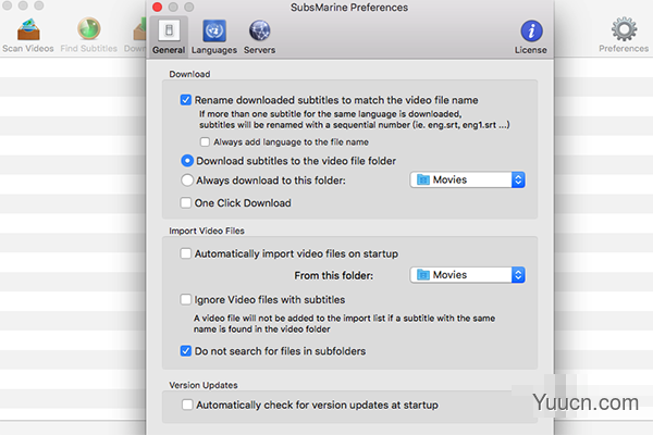 SubsMarine for Mac(视频字幕查找添加工具) V1.2.4 苹果电脑版