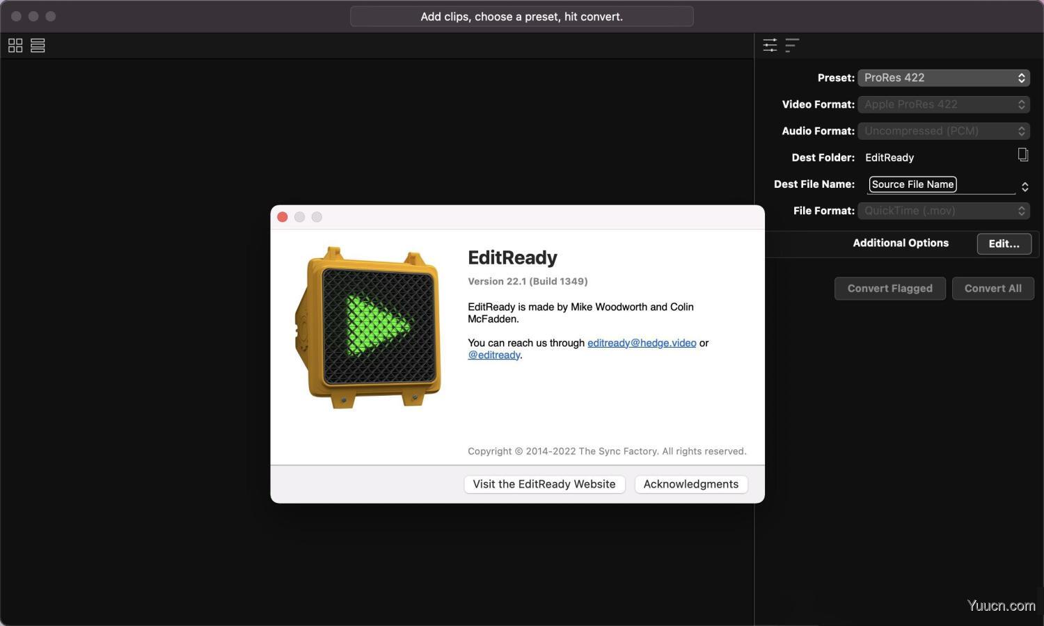EditReady for Mac(强大的视频转码工具) V2.7 特别版 苹果电脑版
