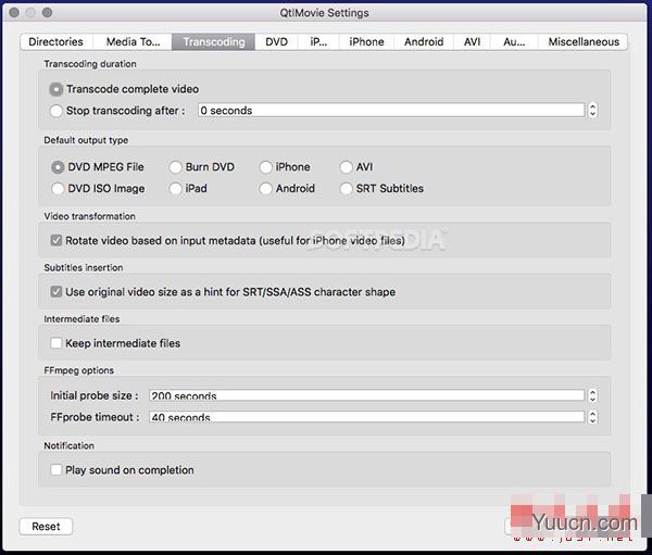 QtlMovie for Mac(视频编码器软件) V1.11 苹果电脑版