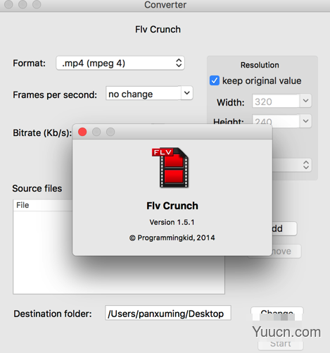 Flv Crunch for Mac(视频格式转换器) v1.5.1 苹果电脑版
