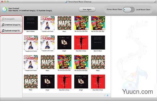 Tenorshare Music Cleanup(Mac音乐管理) for Mac V1.0 苹果电脑版