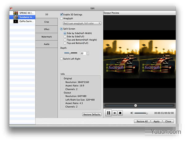 Aiseesoft HD Converter for Mac(高清视频转换工具) V6.3.76 苹果电脑版