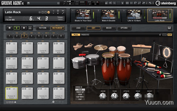 虚拟鼓手Groove Agent for Mac V4.2.30 苹果电脑版