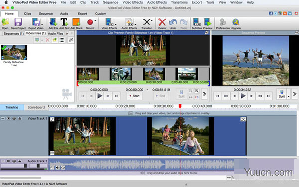 VideoPad Video Editor for Mac(视频编辑软件) V4.46 苹果电脑版