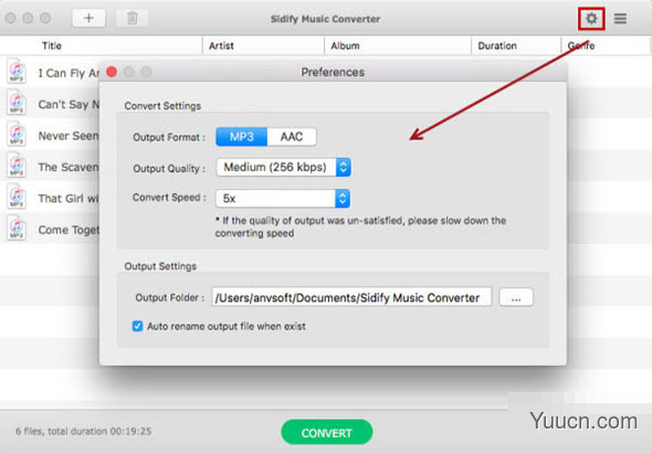 Sidify Music Converter for Mac(音频转换器) V1.0.9 苹果电脑版