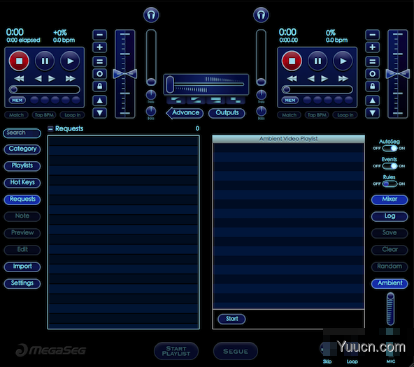 MegaSeg DJ for Mac(音乐混音应用) V6.0.8 苹果电脑版