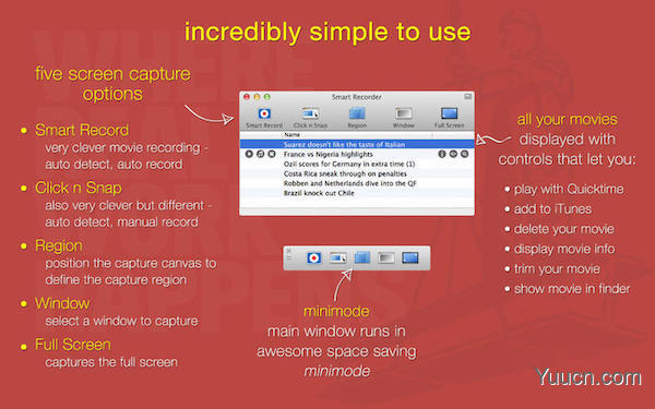 Smart Recorder for Mac V1.0.1 苹果电脑版