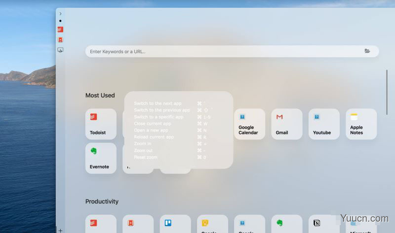 苹果电脑iPad式APP切换工具Slidepad Mac v1.1.0 直装特别版