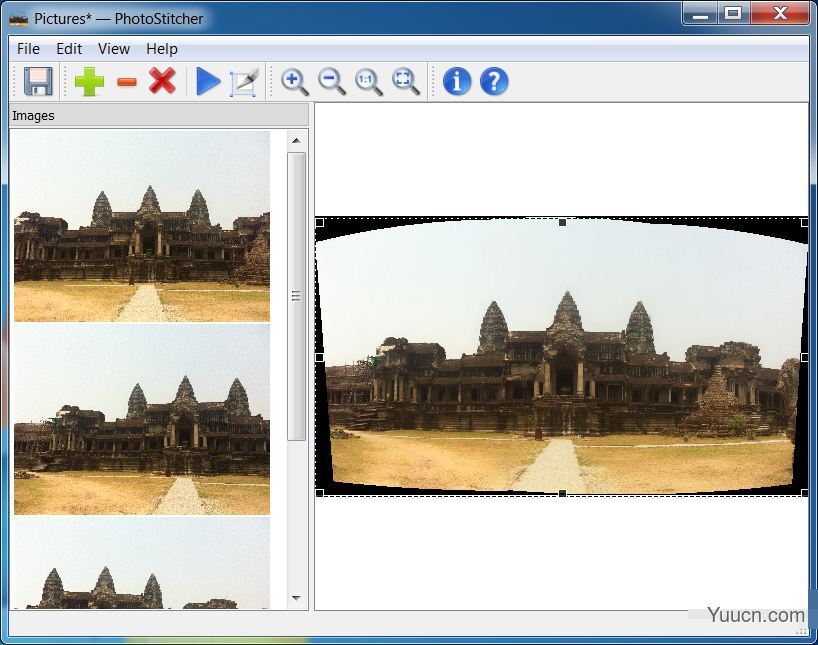 PhotoStitcher自动合成完美全景图片 v2.1 免费版(激活补丁+使用方法)
