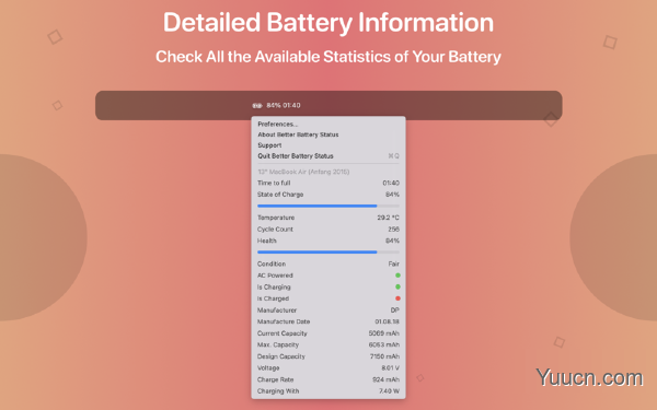 Better Battery Status Mac版