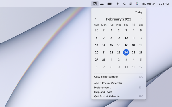 Rocket Calendar Mac版