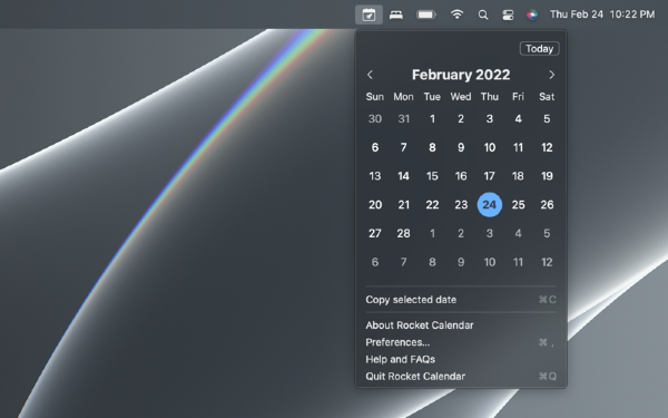 Rocket Calendar Mac版