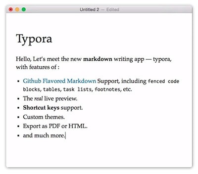 Typora for mac