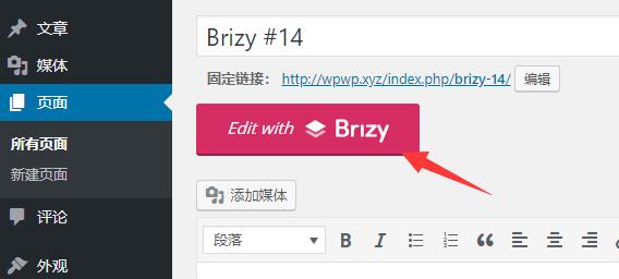 WordPress可视化编辑器插件Brizy