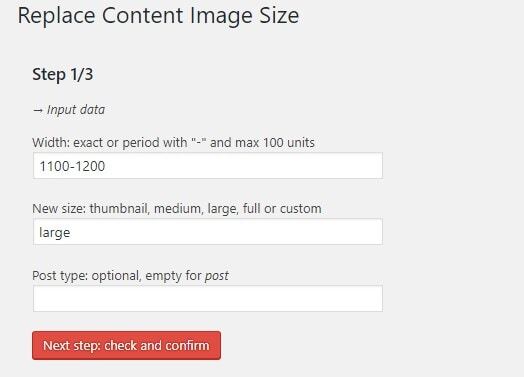 Replace Content Image Size 批量更换WordPress图片尺寸类型